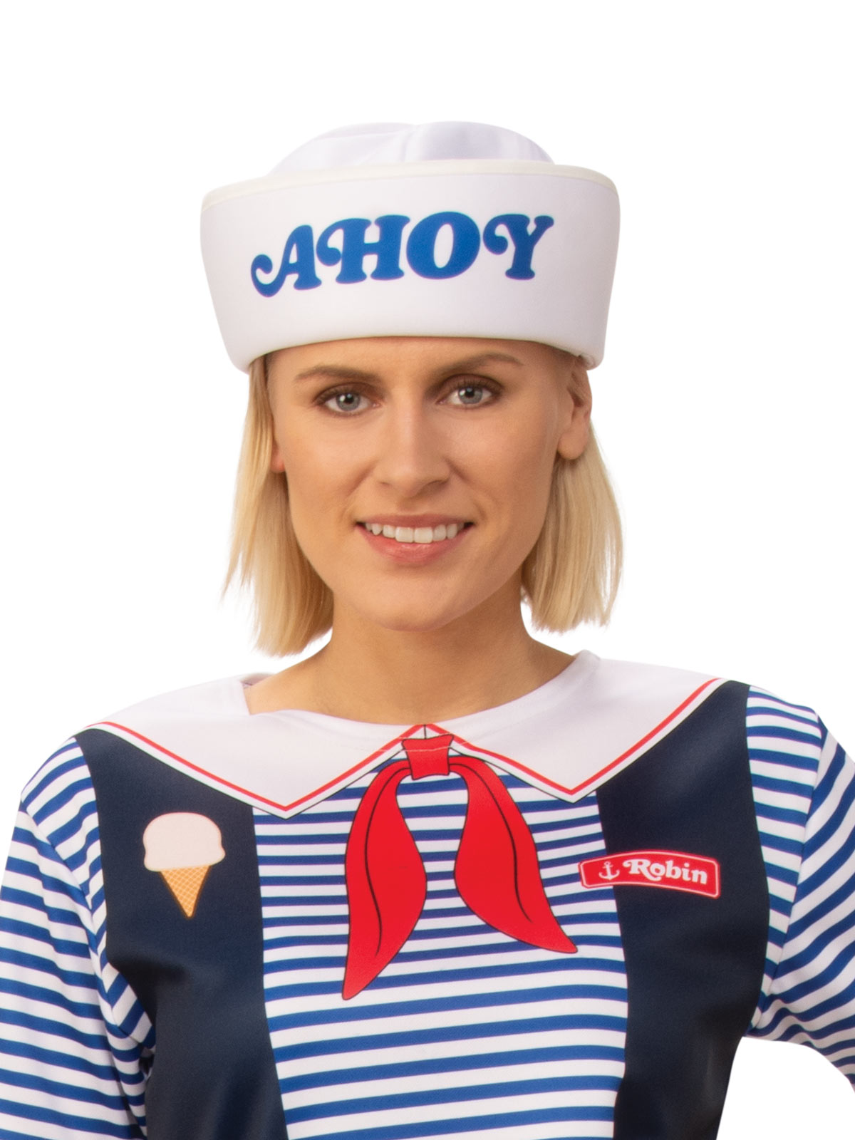 ROBIN SCOOPS AHOY COSTUME SET – STRANGER THINGS, ADULT 701029 | Costume ...